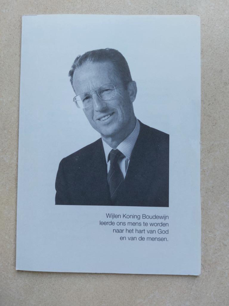 bidprentje koning Boudwijn, Verzamelen, Bidprentjes en Rouwkaarten, Verzenden, Bidprentje