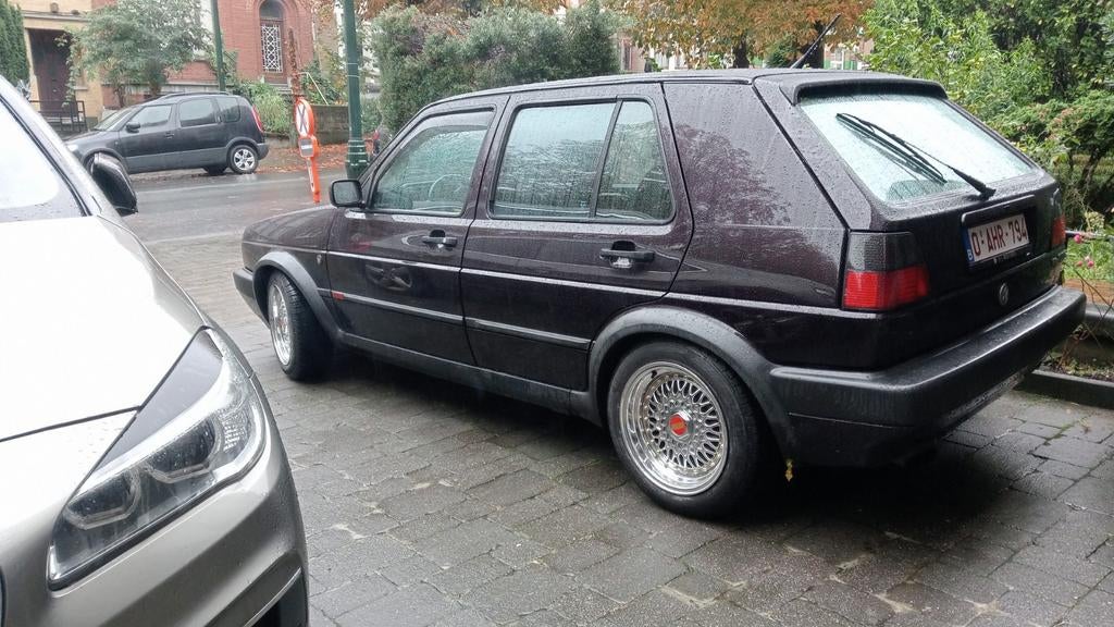 Golf 2 MK2 Jantes 15" style BBS avec déport Lenso BSX, Enlèvement