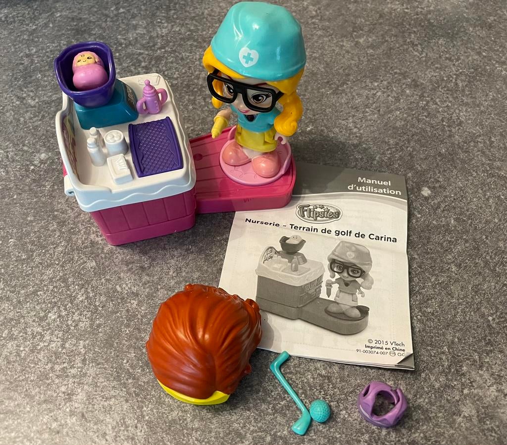 Vtech, Flipsies, kinderdagverblijf en golfbaan, Kinderen en Baby's, Ophalen of Verzenden, Zo goed als nieuw, 4 tot 6 jaar