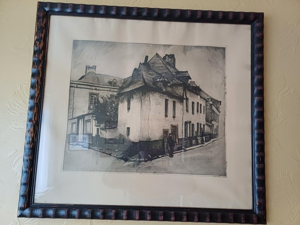 Gravure d'Henri Quittelier, Antiquités & Art, Enlèvement