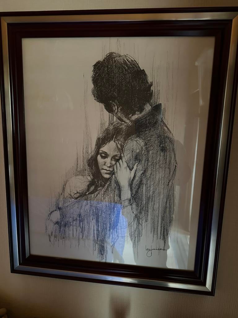 Tekening Leo Jansen - Antiek - Vintage, Ophalen