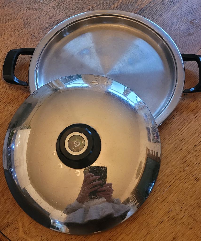 SAUTEUSE AMC INOX, Maison & Meubles, Cuisine | Casseroles & Poêles, Enlèvement, Utilisé, Inox, Casserole ou Cocotte-minute