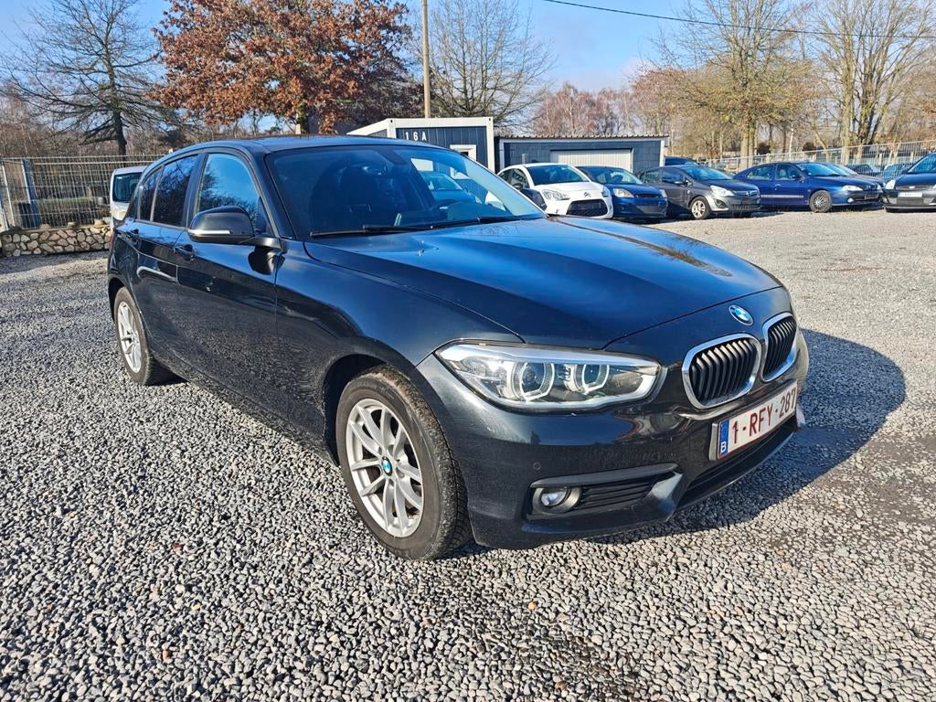 BMW 116 D bj 2017 avec 125 000 km en très bon état, Achat, Entreprise, Noir, Tissu