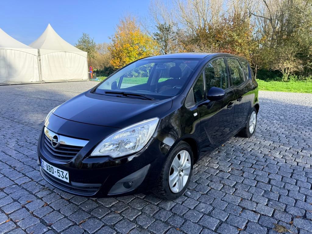 OPEL MERIVA 2011 1.4i AIRCO 180.000KM!, Auto's, Monovolume, Zwart, Handgeschakeld, Particulier