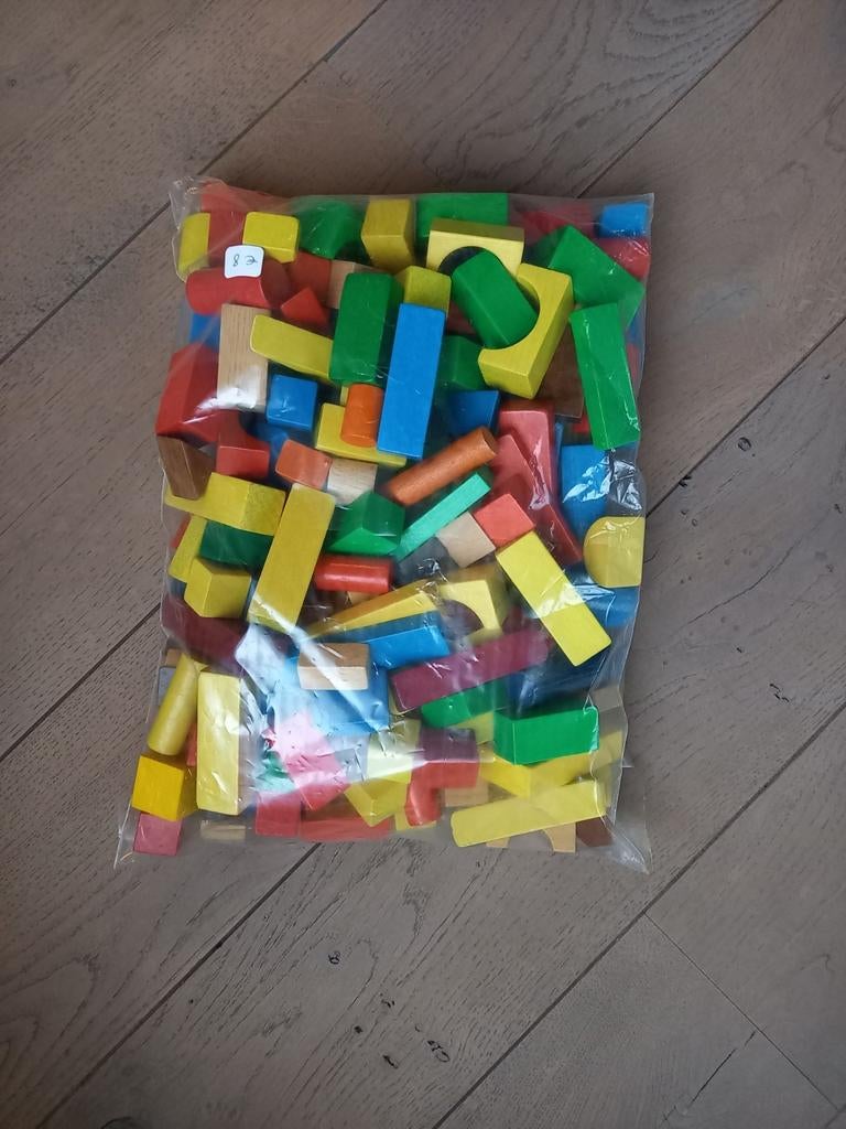 Houten blokjes 2.5 kg, Enlèvement ou Envoi, Utilisé, Autres types