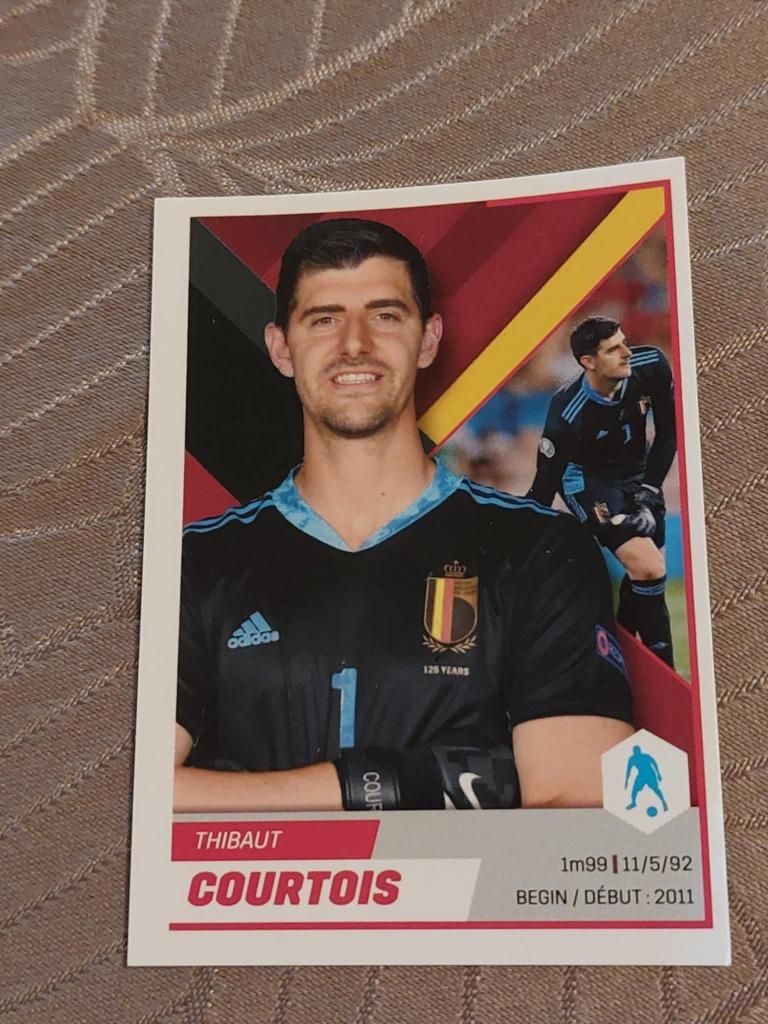 Panini/Sticker/Thibaut Courtois/Rode Duivels/Carrefour, Verzamelen, Verzenden, Nieuw, Poster, Plaatje of Sticker