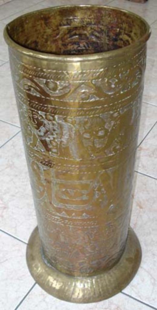 porte parapluie (ou porte cannes), Enlèvement, Utilisé, Métal