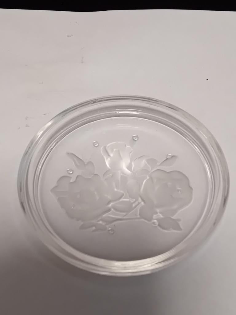 1 sous verre en cristal de Val Saint Lambert, Enlèvement ou Envoi