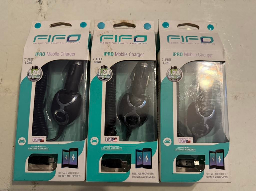 Autoladers micro usb, Télécoms, Chargeurs de voiture, Enlèvement, Neuf