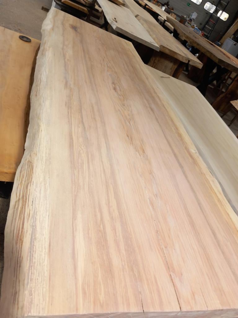 Boomstamtafels tafelbladen planken Decoratie planken Wandpla, Huis en Inrichting, Ophalen, Eikenhout, 200 cm of meer, 50 tot 100 cm