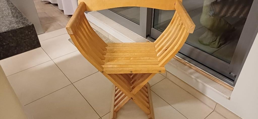 Savonarola-stoel, Ophalen, Bruin, Nieuw, Eén