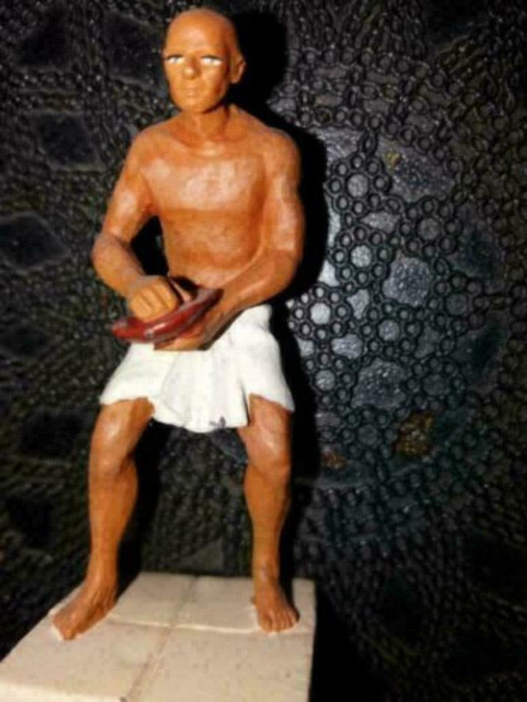 soldat de plomb: FIGURINE: Esclave Ancienne Egypte, Enlèvement