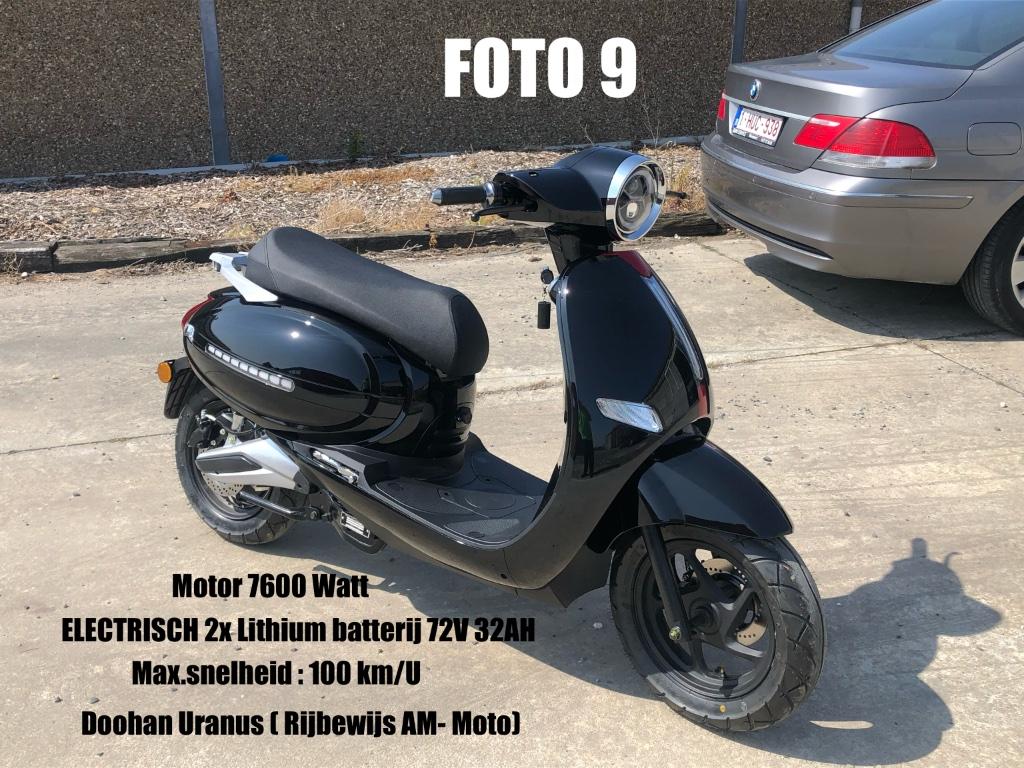 Nieuwe Electrische Motor Doohan Uranus ( Rijbewijs AM- Moto)