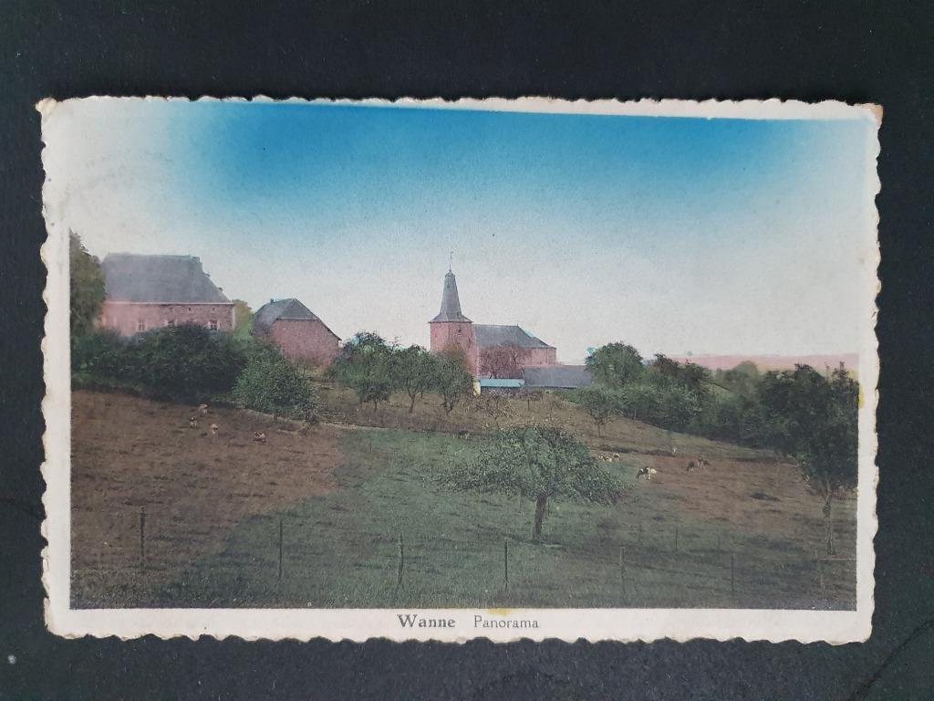 Wanne Trois-Ponts Panorama, Ophalen of Verzenden, 1920 tot 1940, Gelopen, Luik