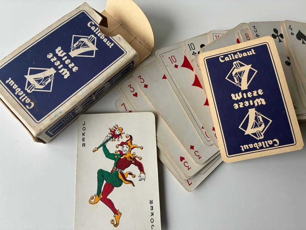 Livre de cartes à jouer Callebaut (Wieze), Enlèvement ou Envoi, Comme neuf, Carte(s) à jouer