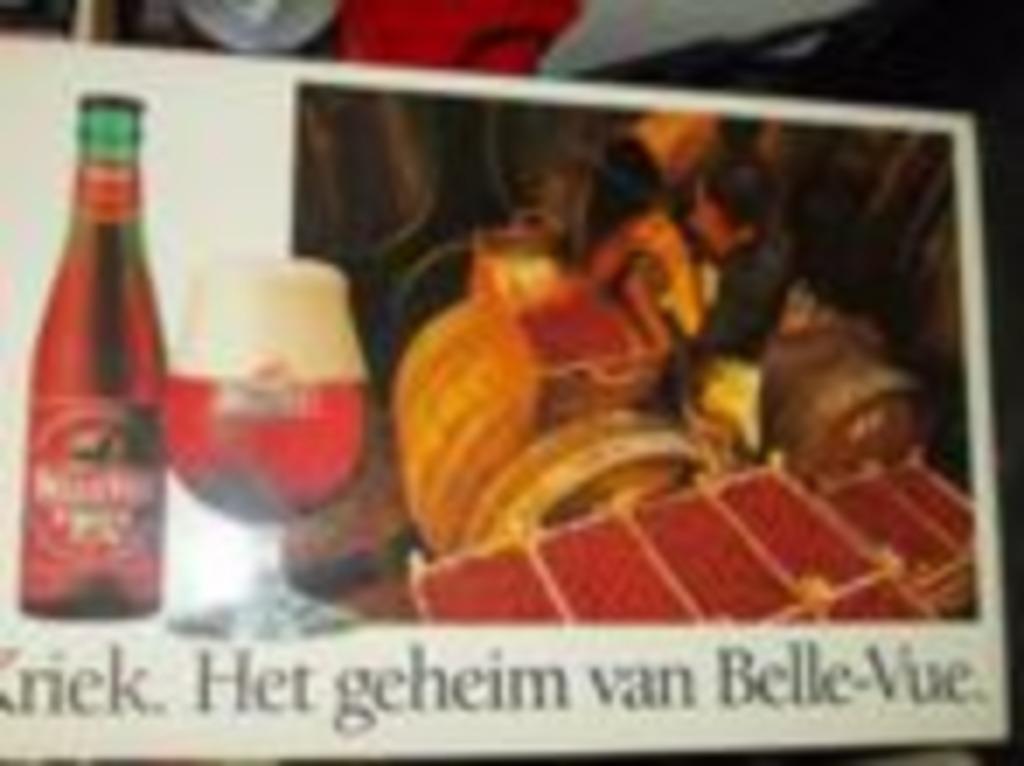Beersign.Reclame.Gueuze.Geuze.Kriek.Belle - Vue, Verzamelen, Merken en Reclamevoorwerpen, Ophalen of Verzenden, Zo goed als nieuw
