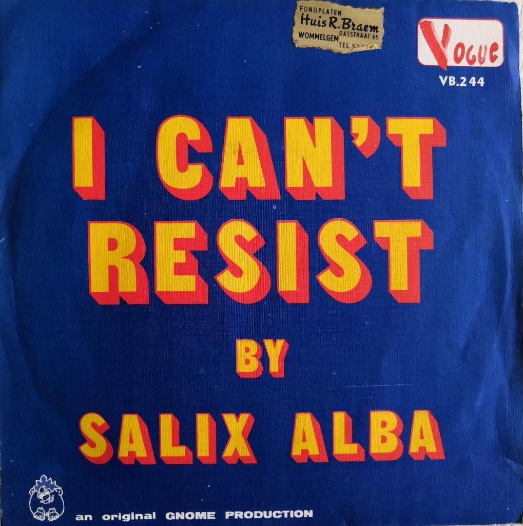 SALIX ALBA - I can't resist (single), Enlèvement ou Envoi, Single, Utilisé, 7 pouces