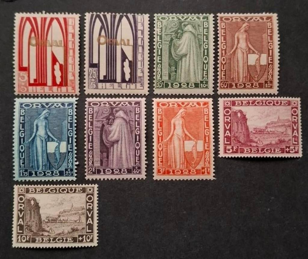België: OBP 258/66 ** Eerste Orval 1928., Postzegels en Munten, Orginele gom, Ophalen of Verzenden, Zonder stempel, Postfris