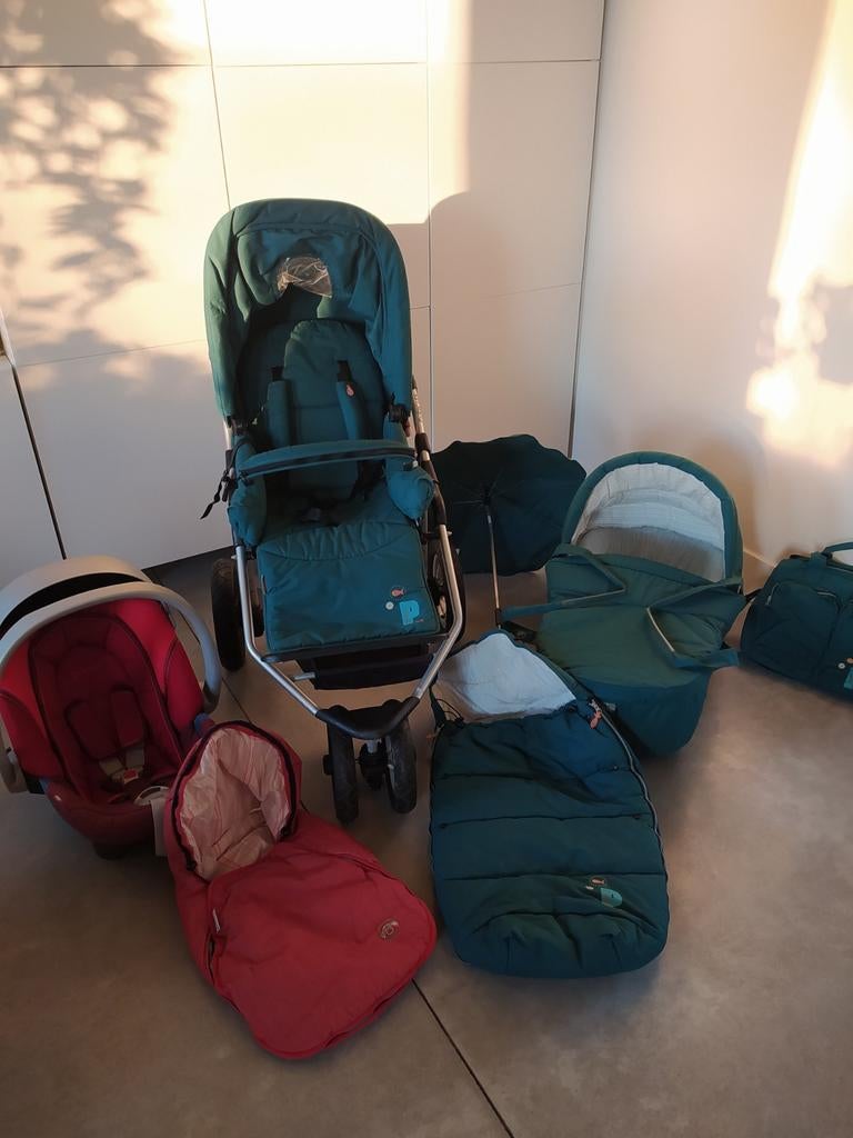 Pericles Evolution 3-in-1 kinderwagen: wieg buggy maxi-cosi, Kinderen en Baby's, Kinderwagens en Combinaties, Zo goed als nieuw