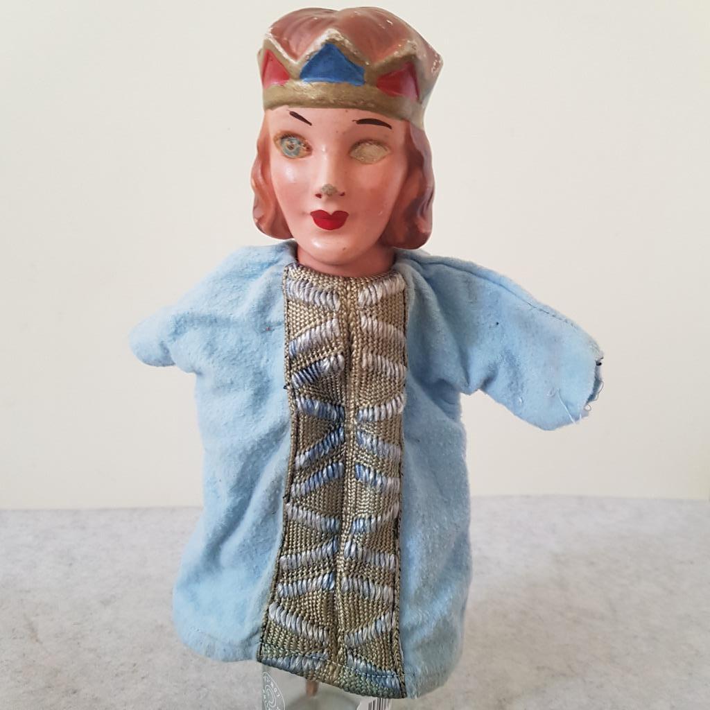 Beeusaert Deinze poppenkastpop, koningin, Antiek en Kunst, Ophalen of Verzenden