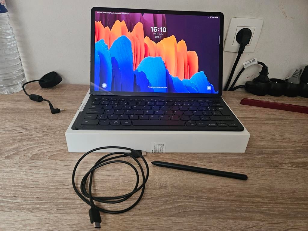 Samsung Galaxy Tab S7+, Informatique & Logiciels, Enlèvement ou Envoi, Comme neuf, Samsung, Wi-Fi et Web mobile