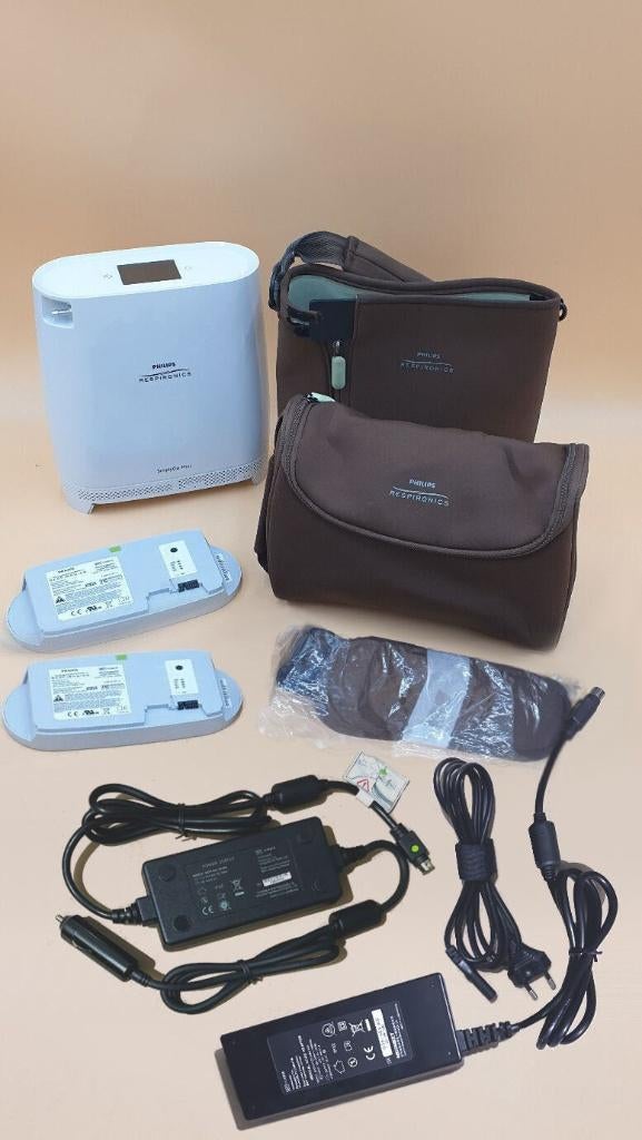 Philips SimplyGo mini-zuurstofconcentrator met garantie, Diversen, Verpleegmiddelen, Zo goed als nieuw, Ophalen of Verzenden
