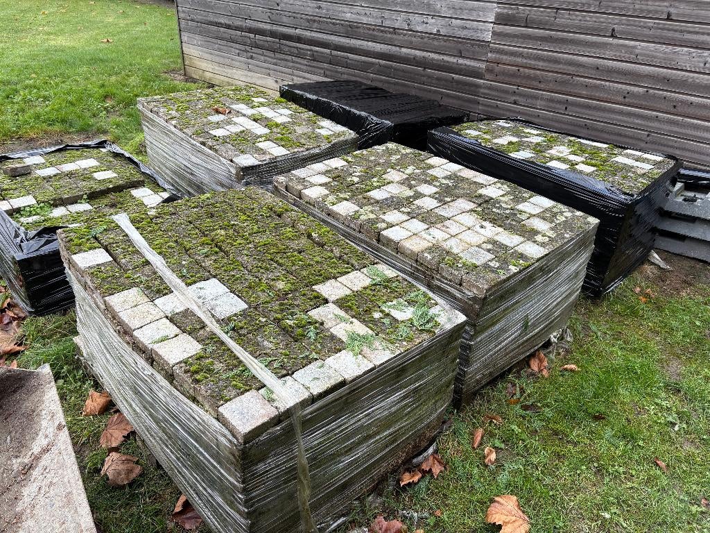 KLINKERS VIERKANT, Tuin en Terras, Tegels en Klinkers, Ophalen, Gebruikt, Beton, Klinkers