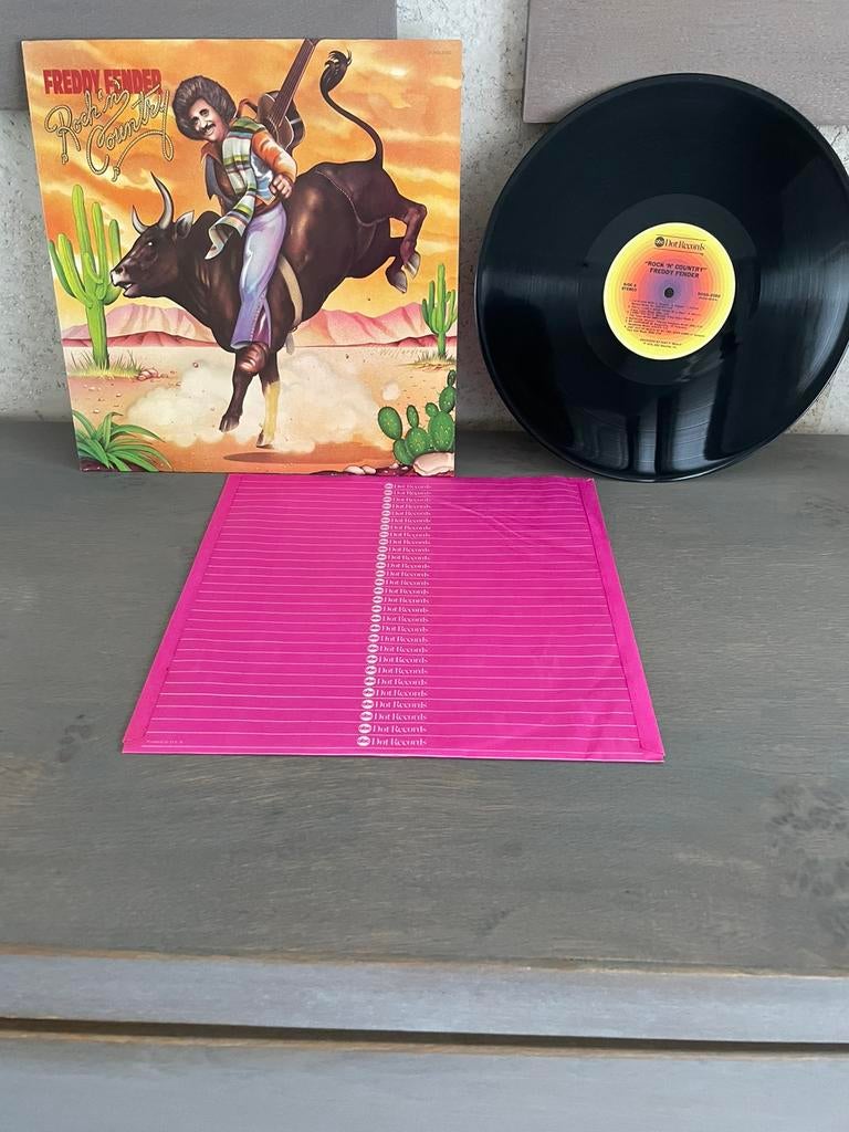 Lp Rock 'N' Country" door de legendarische Freddy Fender, Ophalen of Verzenden, Zo goed als nieuw