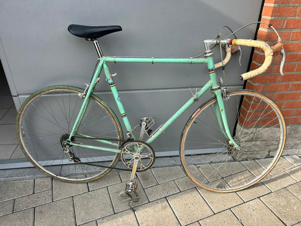 Van Linden Sport retro koersfiets, Fietsen en Brommers, Fietsen | Racefietsen, Ophalen, Gebruikt