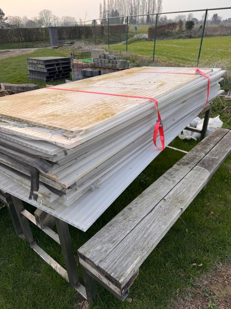 Kunstof dakplaten, Doe-het-zelf en Bouw, Platen en Panelen, Ophalen, Zo goed als nieuw