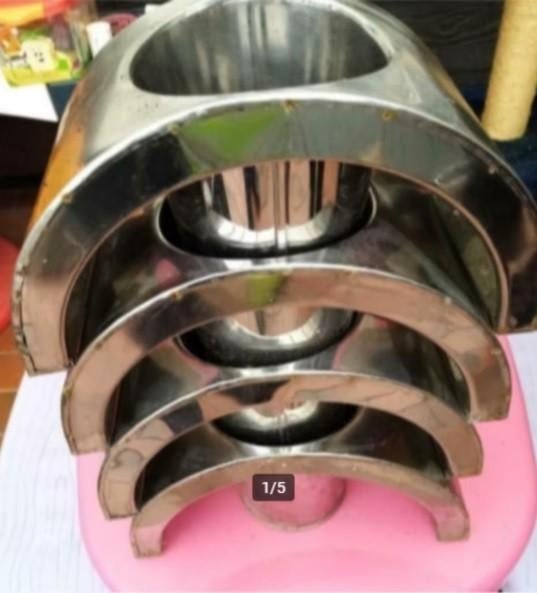 verschillende kleurige speciale bloempotjes - 1€ / stuk, Tuin en Terras, Bloempotten, Gebruikt, Overige materialen, Binnen, Balkon