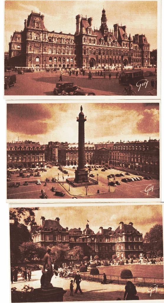 Postkaarten Parijs, Enlèvement ou Envoi, 1920 à 1940, France