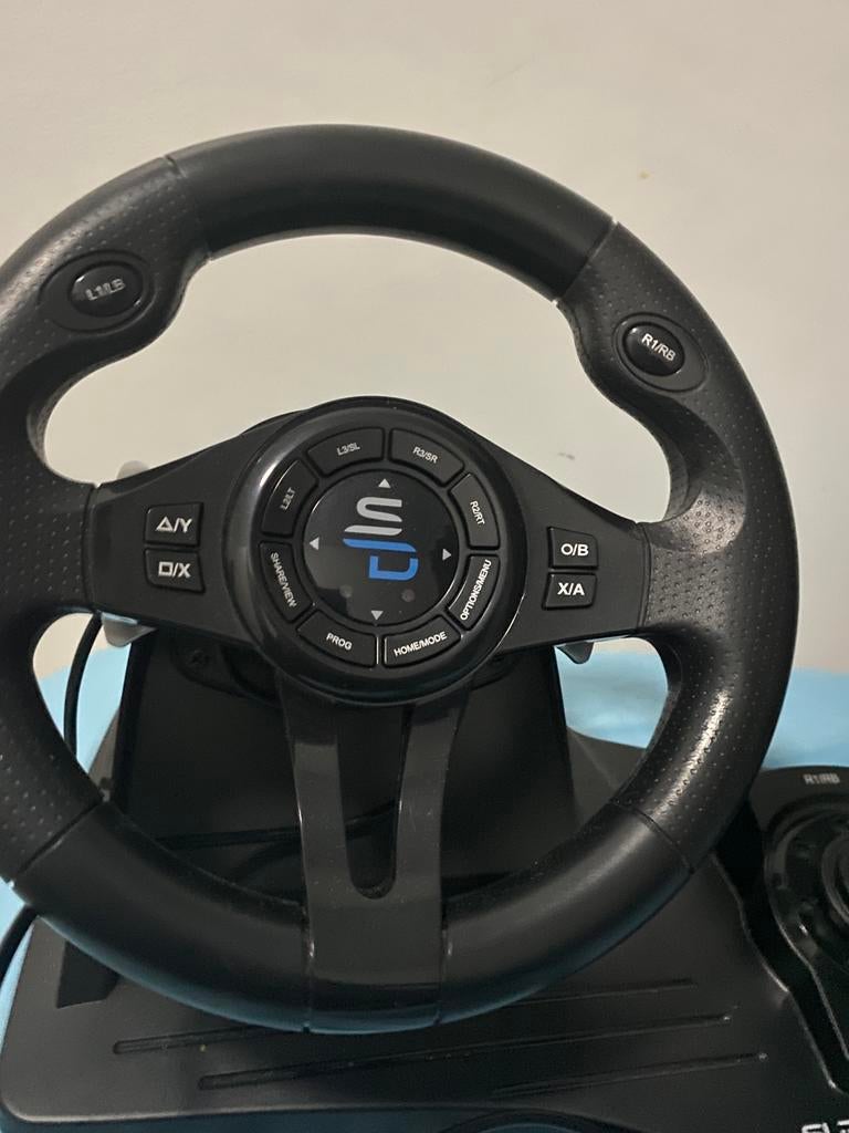 Volant de jeu avec pédales, Consoles de jeu & Jeux vidéo, Enlèvement, Comme neuf, Volant ou Pédales, PlayStation 4