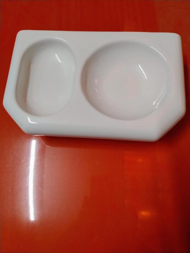 Villeroy & Boch uitvoering 'Opera'  witte zeephouders, Ophalen of Verzenden, Zo goed als nieuw, Steen