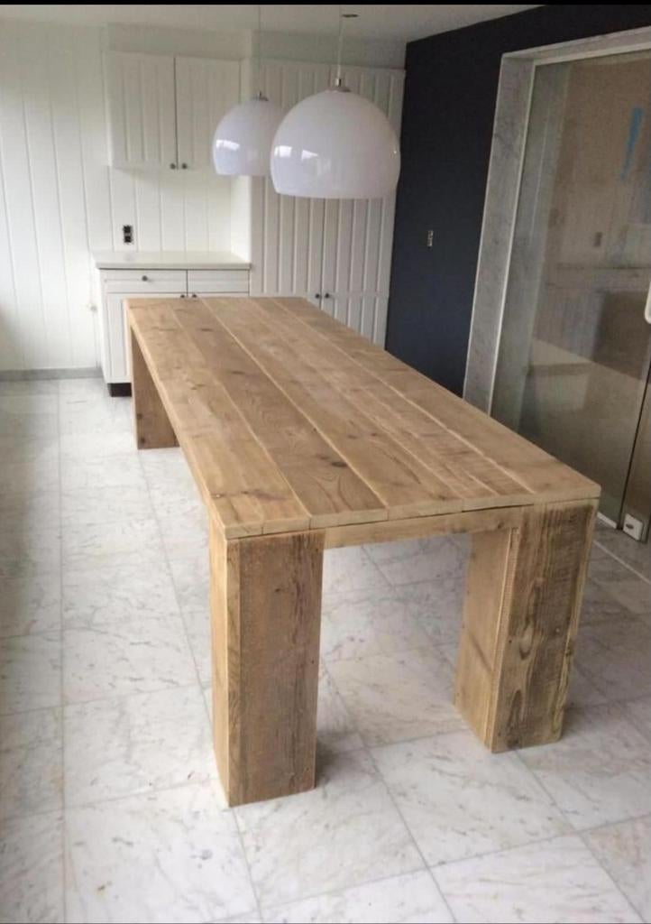 Steigerhout eettafels gratis thuisbezorgd, Ophalen of Verzenden