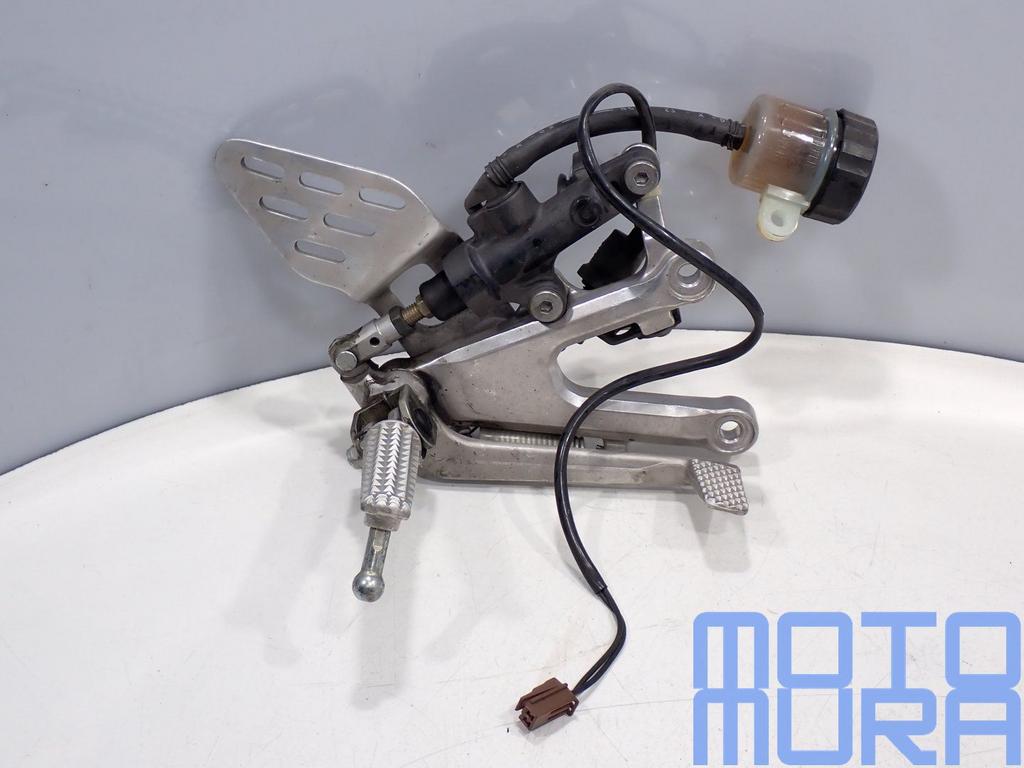 Schetsplaat rechts voetsteun Yamaha R6 2003 - 2004 - 2005 RJ, -, Utilisé, -, -