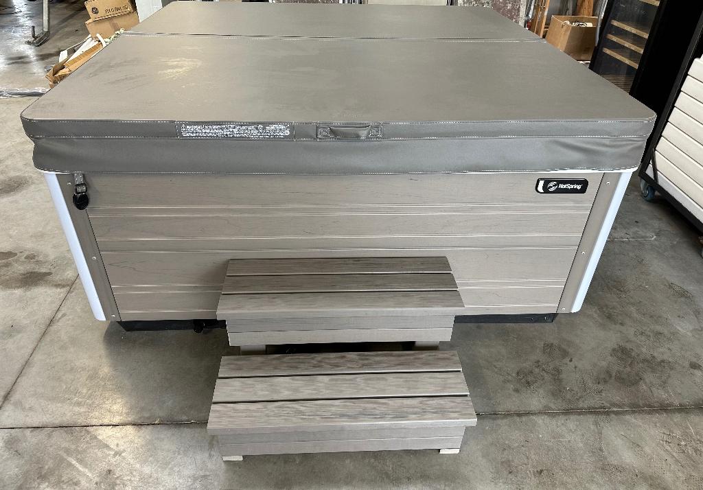 Jacuzzi Hotspring comme neuf, Jardin & Terrasse, Enlèvement, Comme neuf, Escalier, Fixé