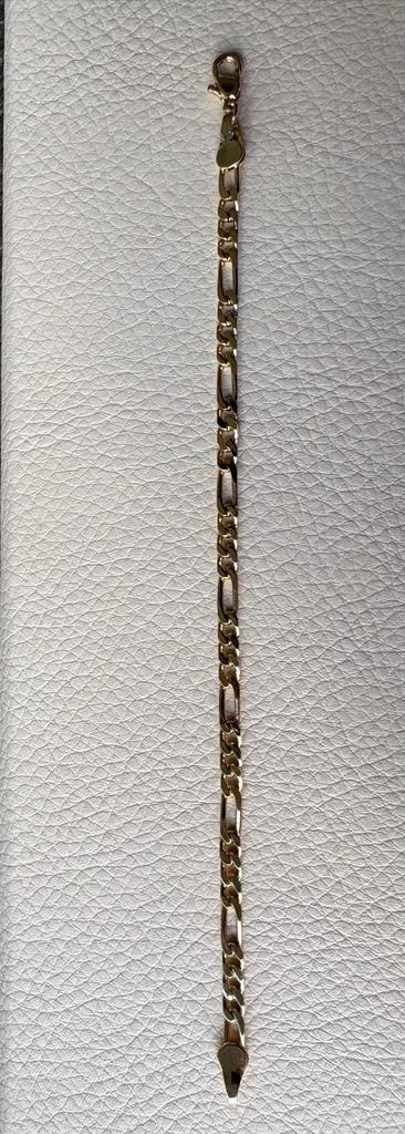 18k verguld armbandje, Ophalen of Verzenden, Nieuw, Goud, Staal