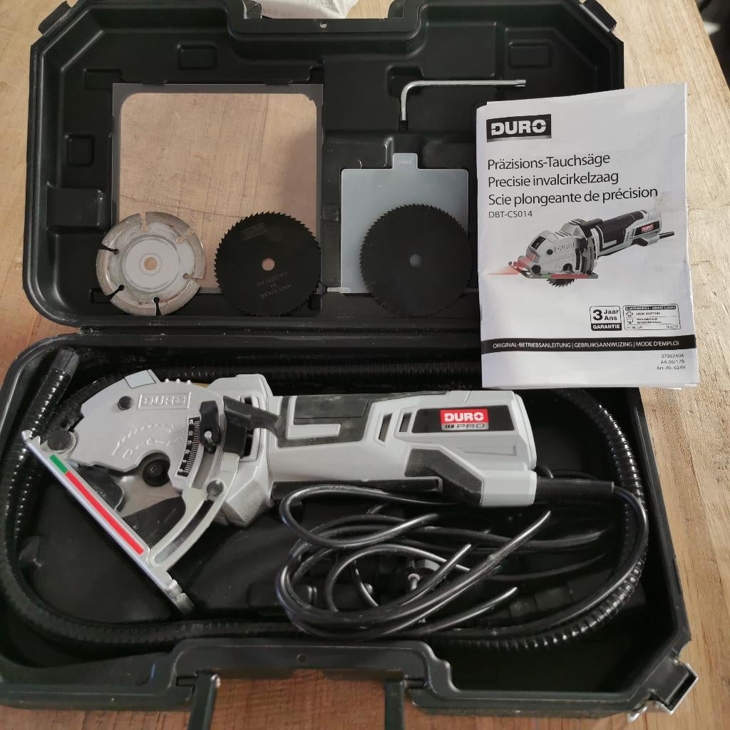 Precisie invalcirkelzaag Duro Pro, Enlèvement, Comme neuf