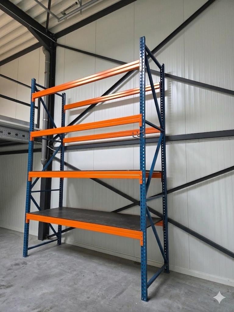 Magazijnrek paletten modulair 8 meter lang, Articles professionnels, Aménagement de Bureau & Magasin | Entrepôt, Rayonnage & Stockage