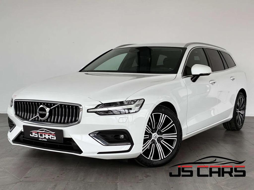 Volvo V60 BREAK 2.0 D3-GPS-CUIR-CARPLAY-CAMERA-JANTES18-PDC, Autos, Cuir, Achat, Entreprise, Noir