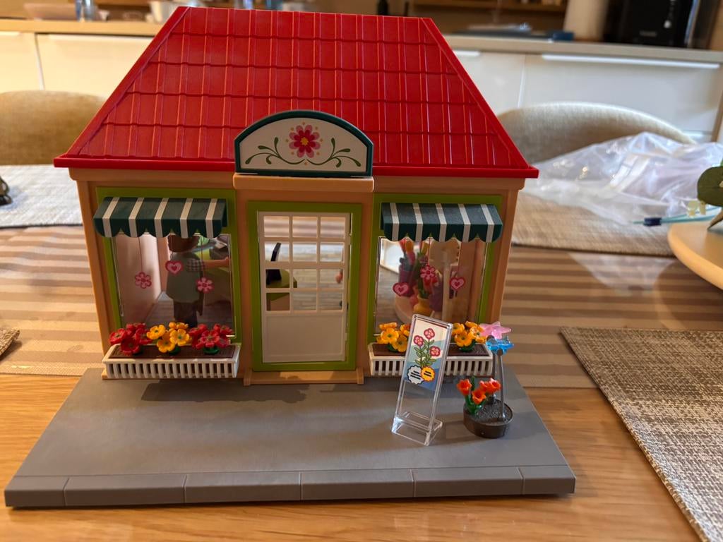 leuke en kleurrijke Playmobil bloemenwinkel., Kinderen en Baby's, Speelgoed | Playmobil, Zo goed als nieuw, Ophalen