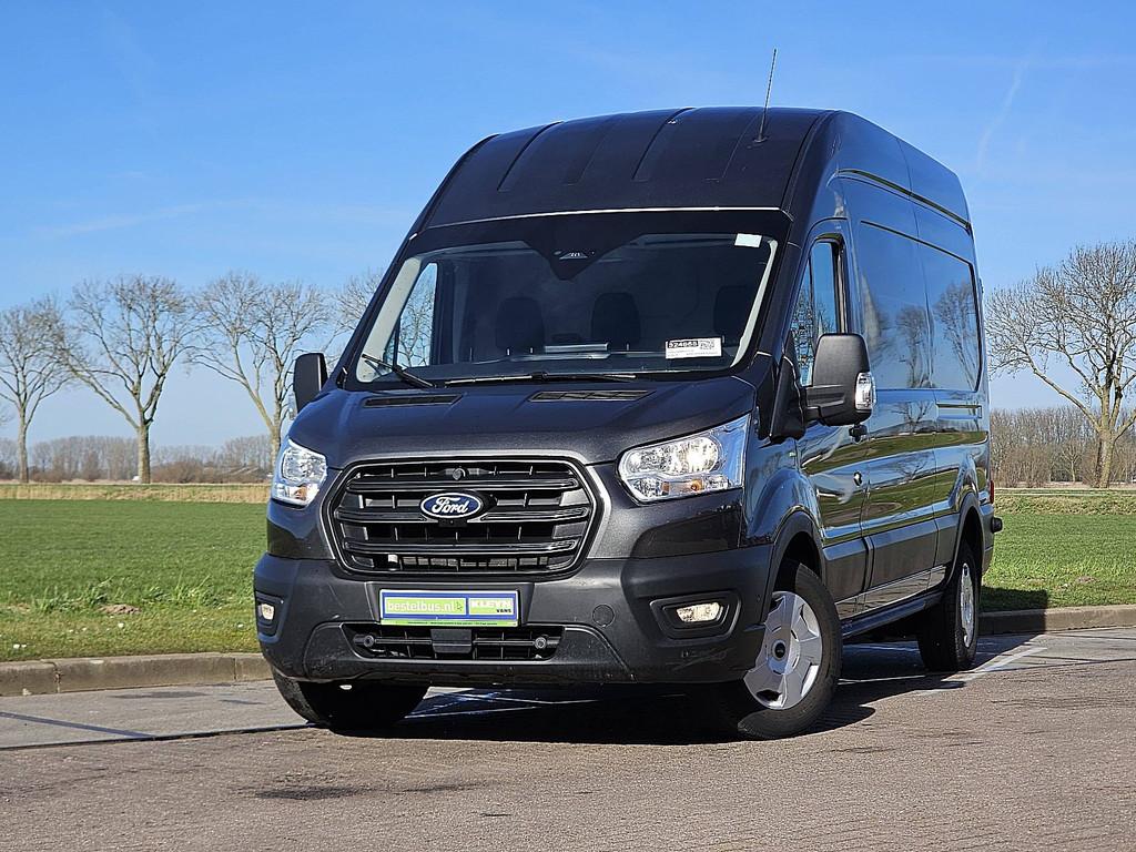 Ford Transit 350 2.0 TDCI L2H3 Trend (bj 2024), Auto's, Bestelwagens en Lichte vracht, Voorwielaandrijving, 2108 kg, Zwart, 5 deurs