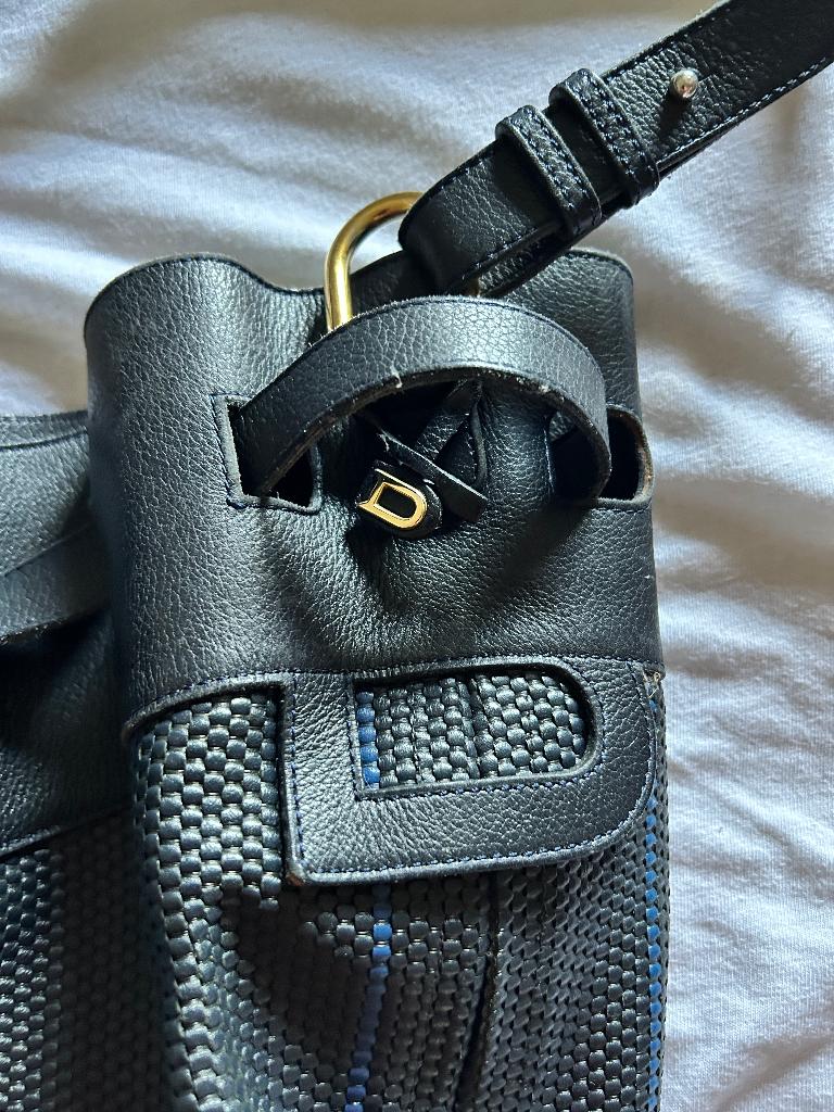 Heel mooie Delvaux handtas in blauw leder, Handtassen en Accessoires, Tassen | Damestassen, Ophalen, Zo goed als nieuw, Blauw