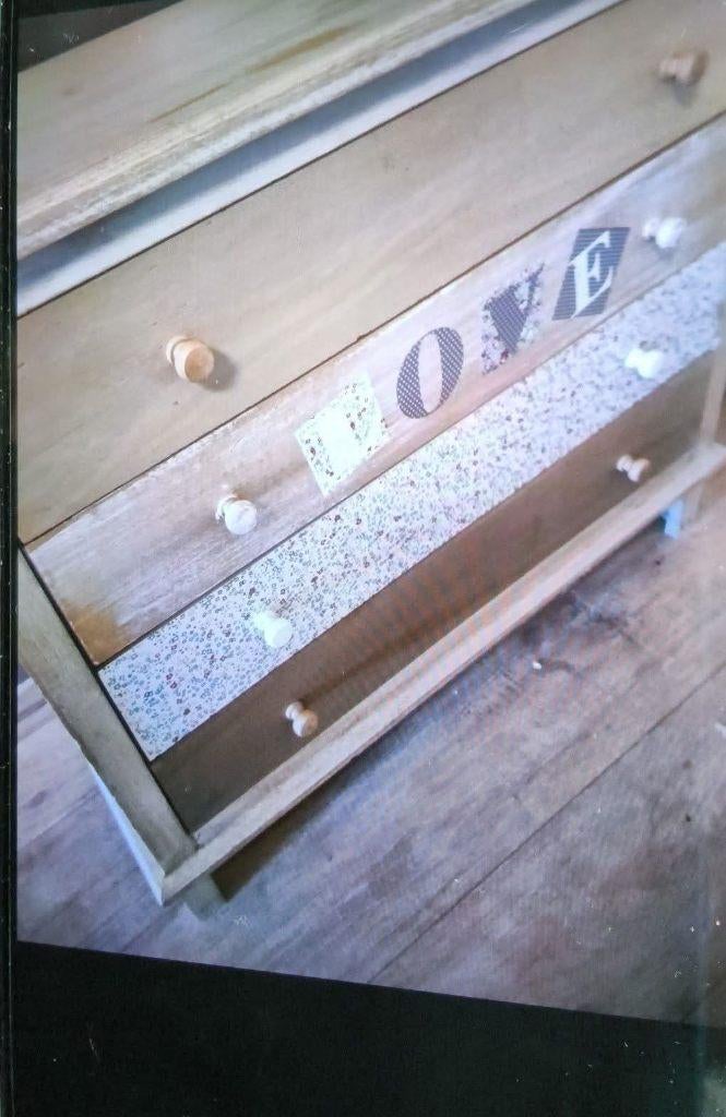 Garde robe et commode, Enlèvement, Utilisé, Autres essences de bois, Avec espace de penderie