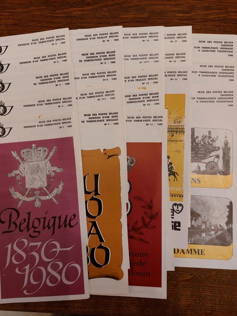 Timbres belge année 1980, Enlèvement