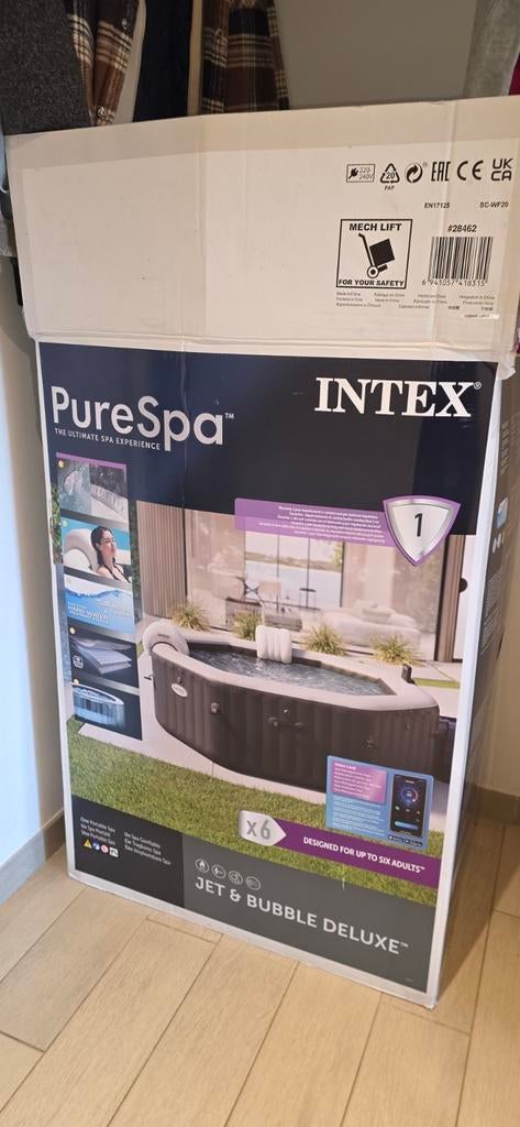 Purespa intex 6 pers, capacité  d'eau 1098 litres,, Jardin & Terrasse, Bains à remous et Spas, Pompe