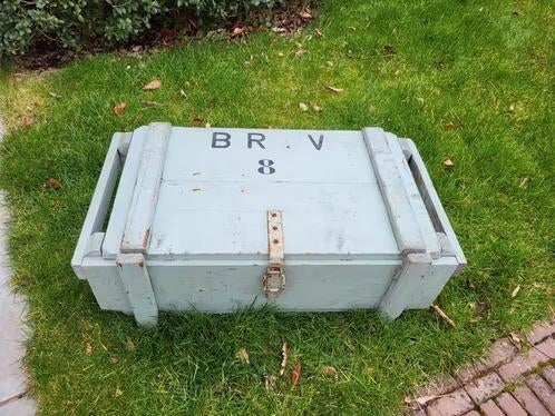 Boîte à munitions vintage en bois, Collections, Enlèvement