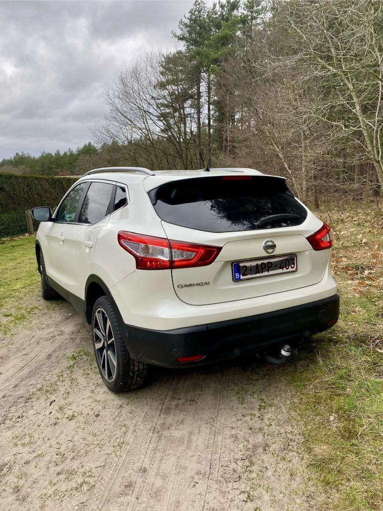 Nissan Qashai 2017, Tekna , full leder, pano, 47 opties, Auto's, Nissan, Voorwielaandrijving, Wit, Leder, 5 deurs