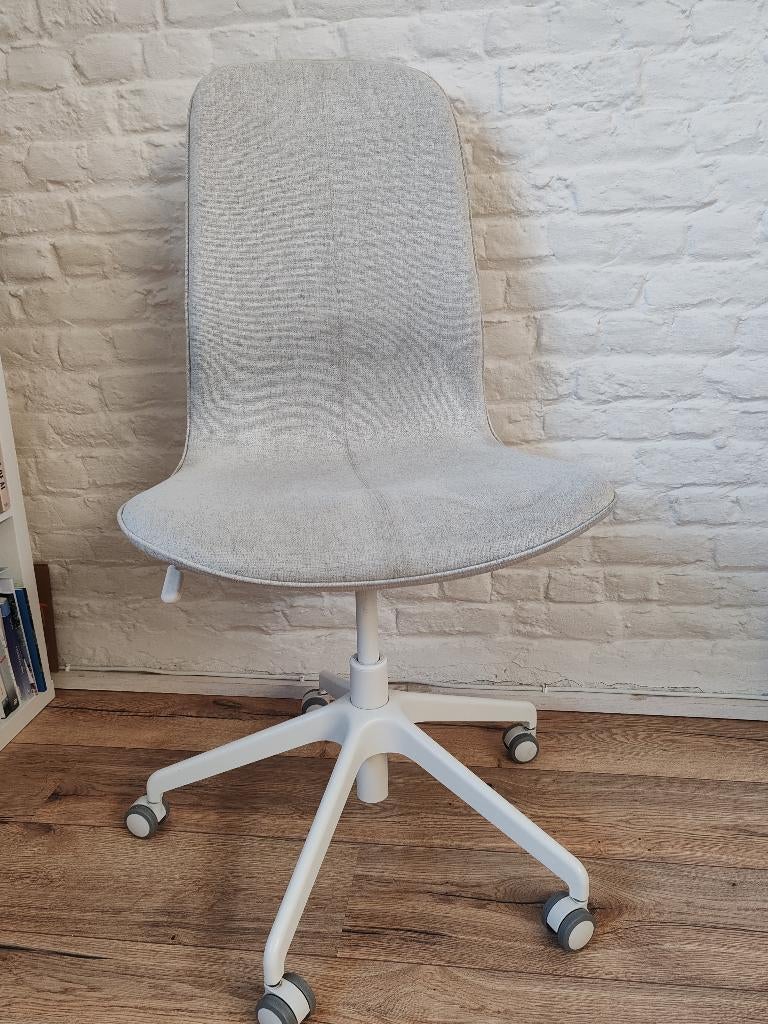 Chaise de bureau IKEA LÅNGFJÄLL beige, Enlèvement, Utilisé, Beige, Chaise de bureau